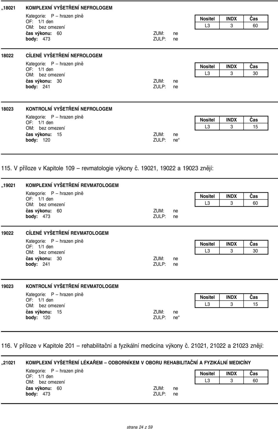 19021, 19022 a 19023 zn j ͺ: 6 719021 KOMPLEXN 0 1 VY 0 7ET 0 9EN 0 1 REVMATOLOGEM 19022 C 0 1LEN 0 7 VY 0 7ET 0 9EN 0 1 REVMATOLOGEM 19023 KONTROLN 0 1 VY 0 7ET 0 9EN 0 1