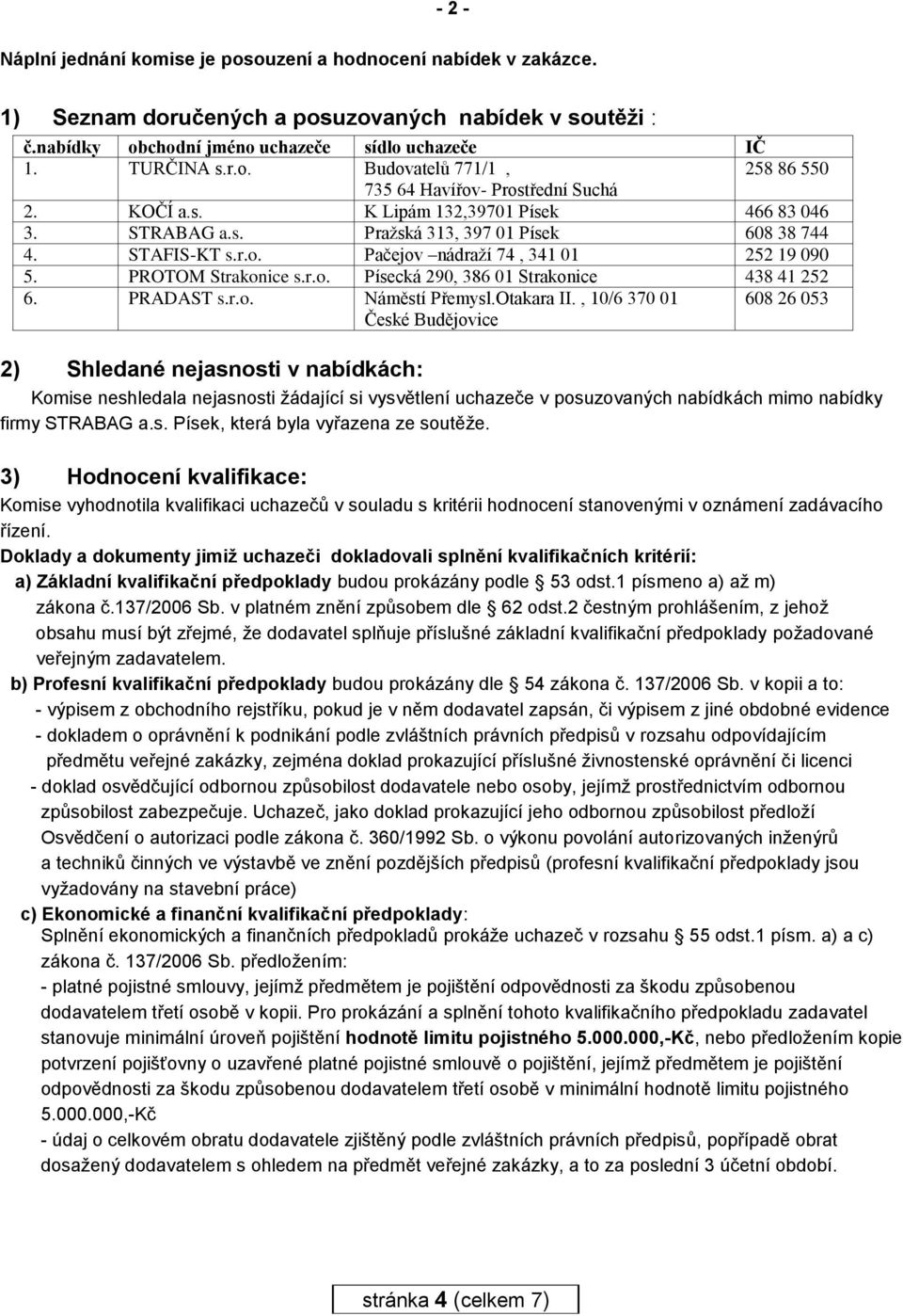 PRADAST s.r.o. Náměstí Přemysl.Otakara II.