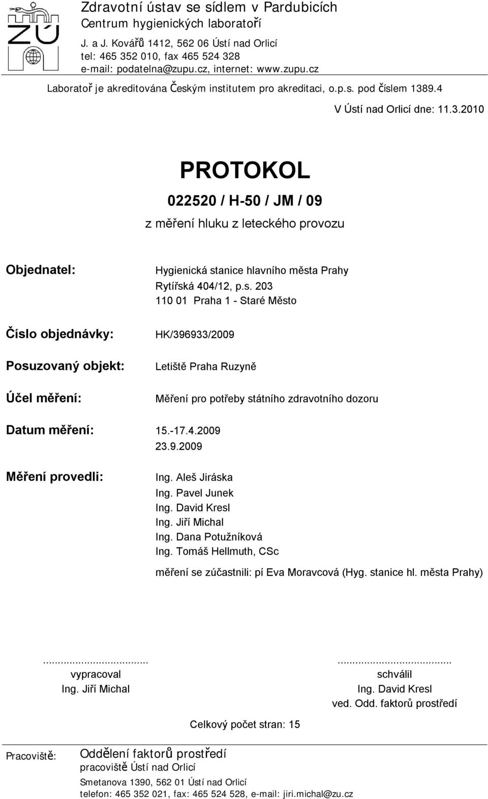 9.4 V Ústí nad Orlicí dne: 11.3.