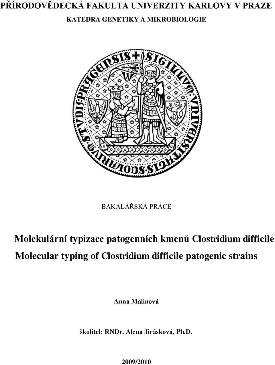 Clostridium difficile Molecular typing of Clostridium difficile