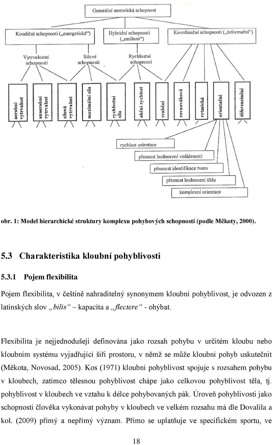 Flexibilita je nejjednodušeji definována jako rozsah pohybu v určitém kloubu nebo kloubním systému vyjadřující šíři prostoru, v němž se může kloubní pohyb uskutečnit (Měkota, Novosad, 2005).