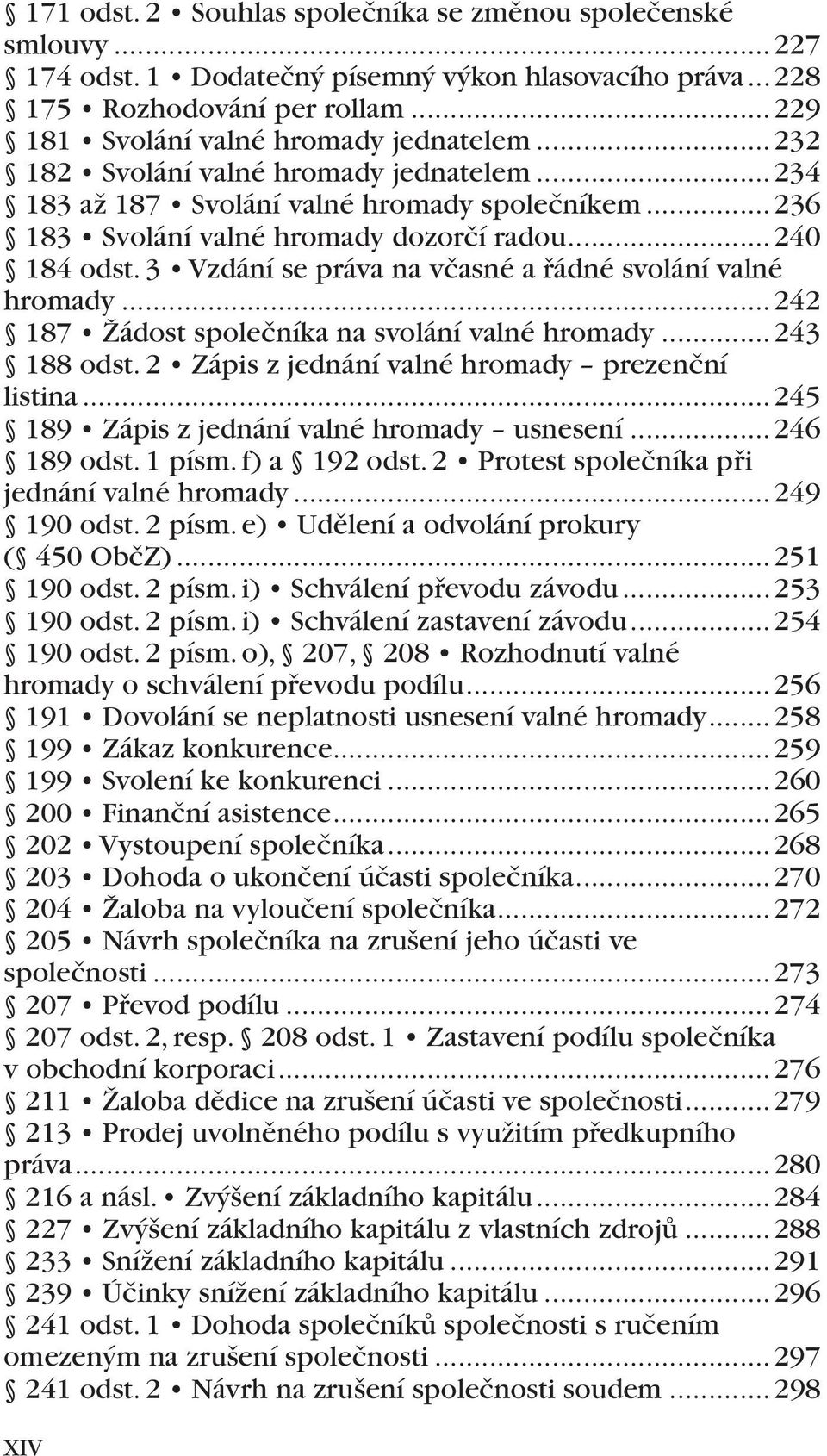 3 Vzdání se práva na včasné a řádné svolání valné hromady...242 187 Žádost společníka na svolání valné hromady...243 188 odst. 2 Zápis z jednání valné hromady prezenční listina.