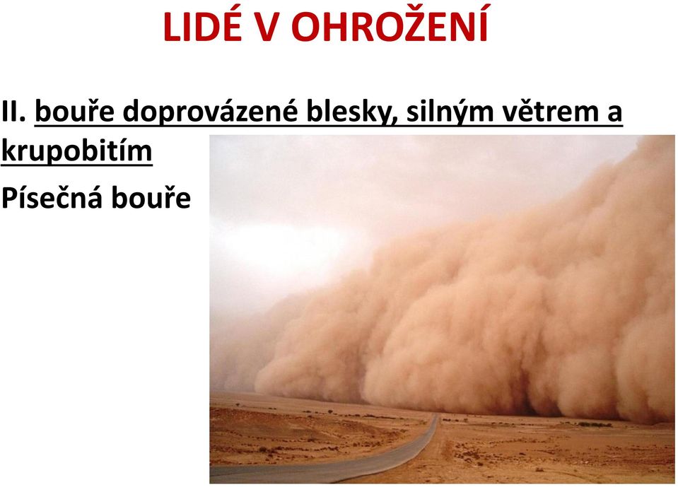 blesky, silným