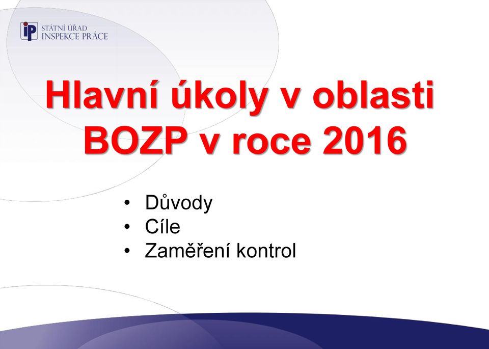 roce 2016 Důvody