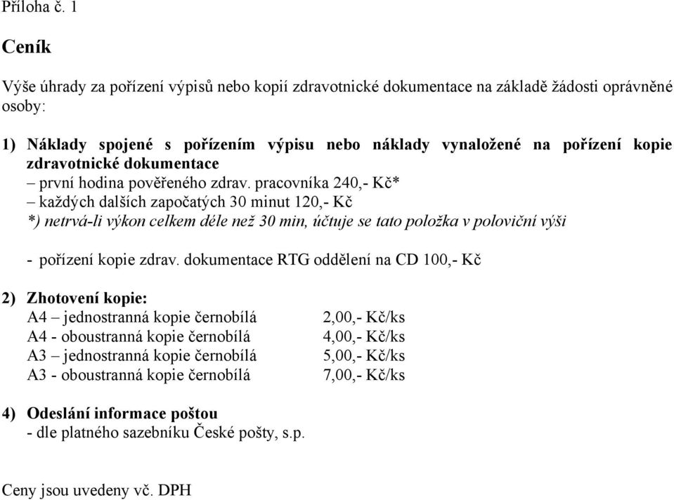zdravotnické dokumentace první hodina pověřeného zdrav.