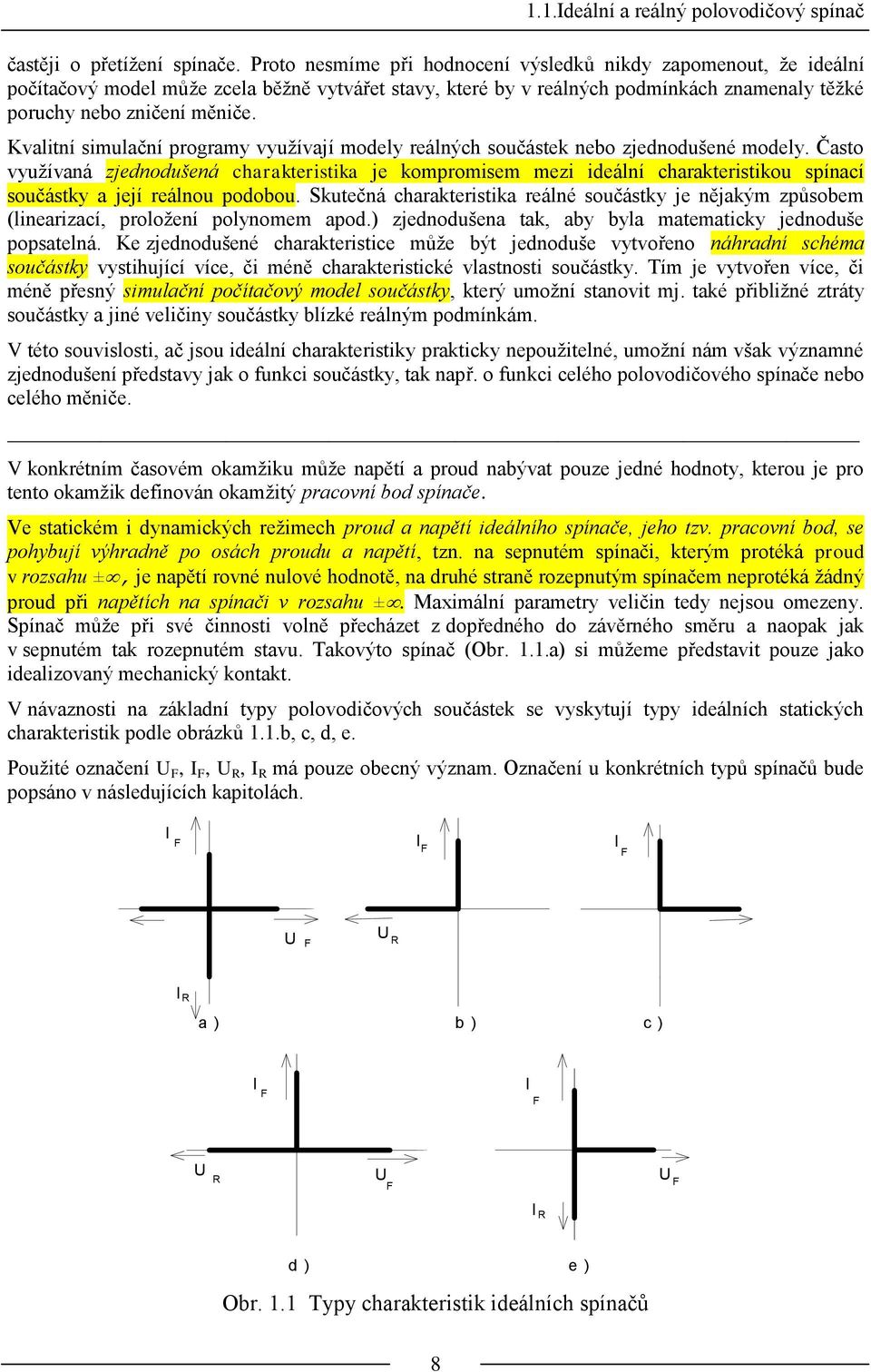 Kvalitní simulační programy využívají modely reálných součástek nebo zjednodušené modely.