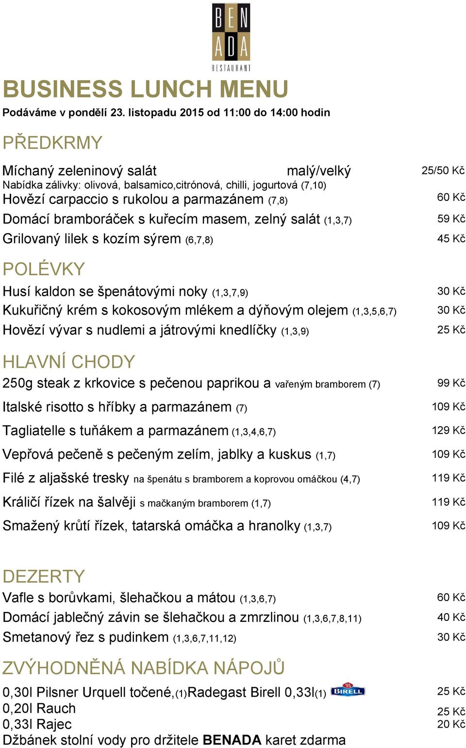 špenátovými noky (1,3,7,9) 250g steak z krkovice s