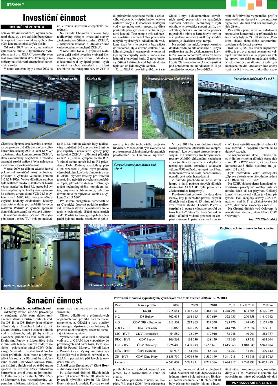 V tomto zaměření byly v roce 2008 na no v trendu snižování energetické náročnosti.