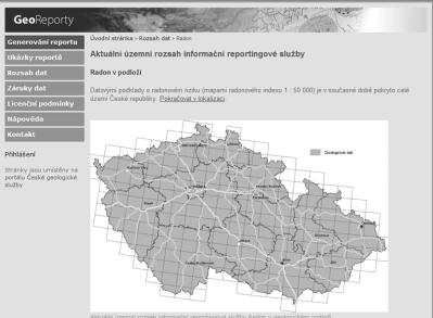 Logický postup pro využití služeb systému Geoposudky WWW připojení Výběr služby Kontrola