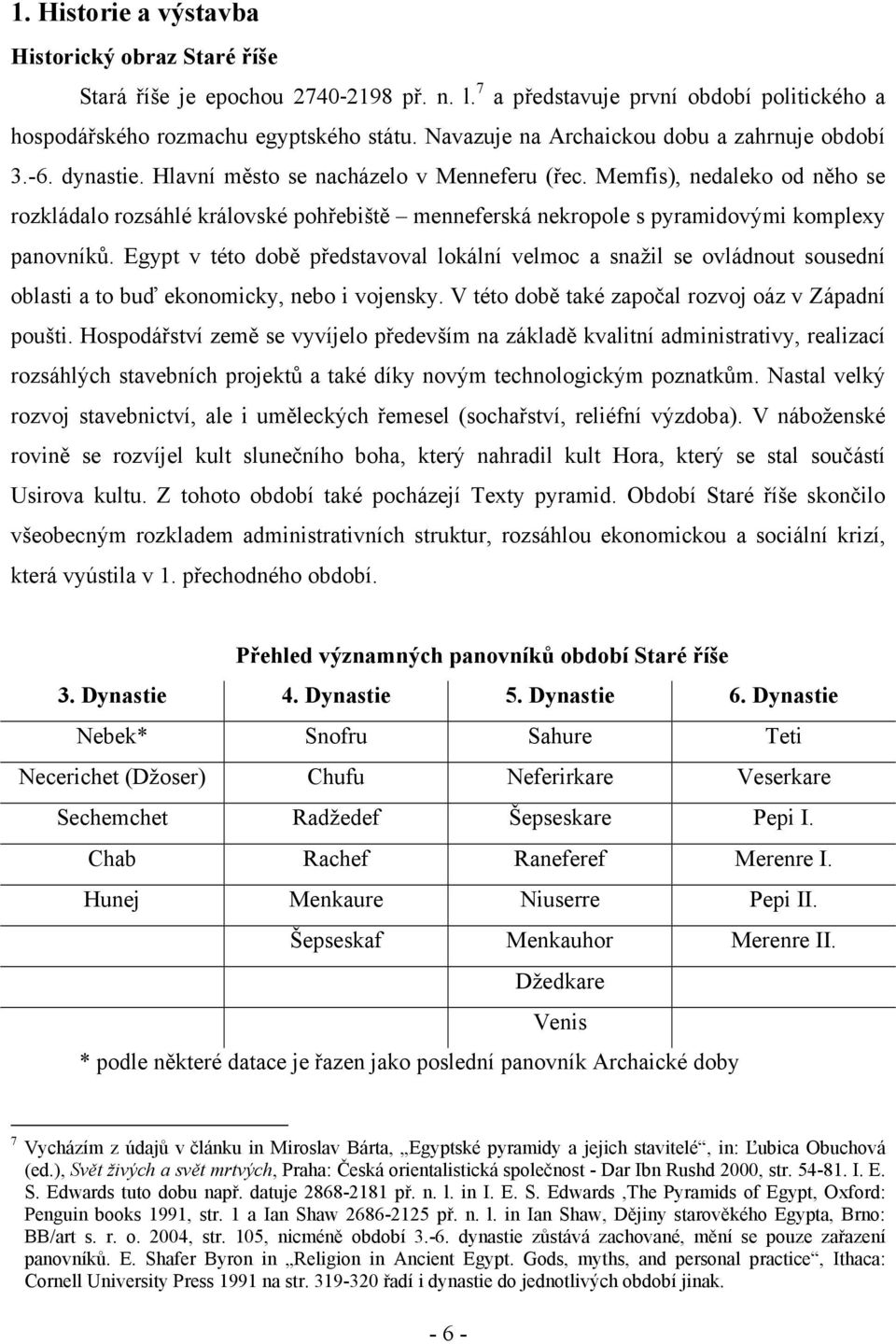 Memfis), nedaleko od něho se rozkládalo rozsáhlé královské pohřebiště menneferská nekropole s pyramidovými komplexy panovníků.