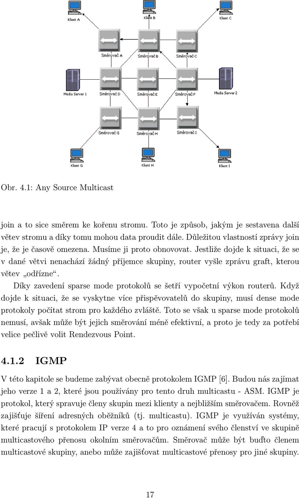 Jestliže dojde k situaci, že se v dané větvi nenachází žádný příjemce skupiny, router vyšle zprávu graft, kterou větev odřízne. Díky zavedení sparse mode protokolů se šetří vypočetní výkon routerů.