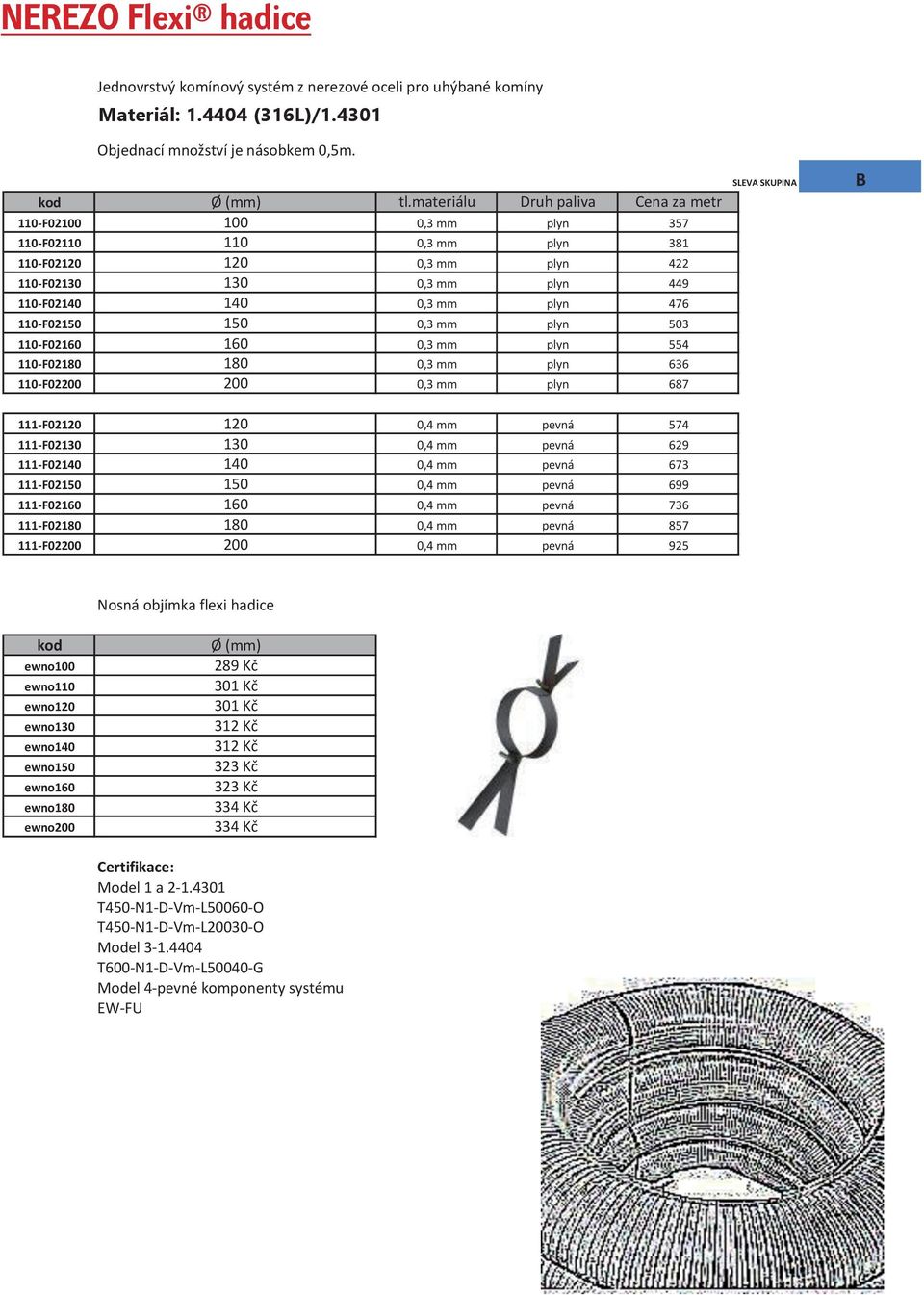 materiálu Druh paliva Cena za metr 357 381 422 449 476 503 554 636 687 SLEVA SKUPINA B 111-F02120 120 111-F02130 130 111-F02140 140 111-F02150 150 111-F02160 160 111-F02180 180 111-F02200 200 574 629