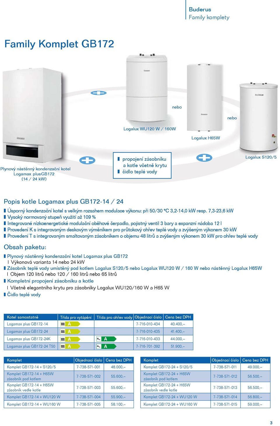 7,3-23,6 kw Vysoký normovaný stupeň využití až 109 % Integrované nízkoenergetické modulační oběhové čerpadlo, pojistný ventil 3 bary a expanzní nádoba 12 l Provedení K s integrovaným deskovým