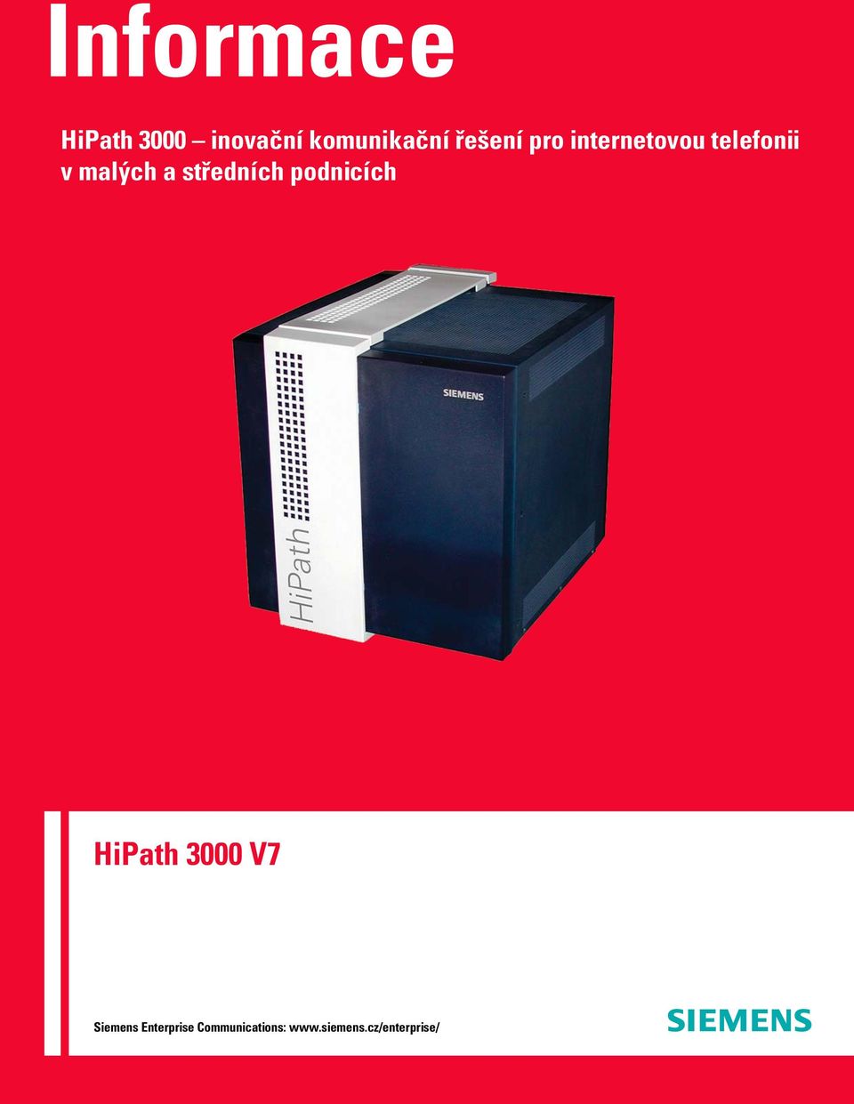 podnicích HiPath 3000 V7 Siemens Enterprise