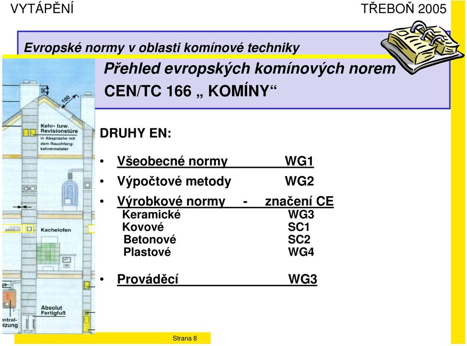 metody WG2 Výrobkové normy - značení CE Keramické