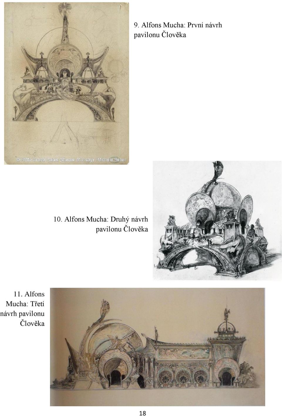 Alfons Mucha: Druhý návrh pavilonu