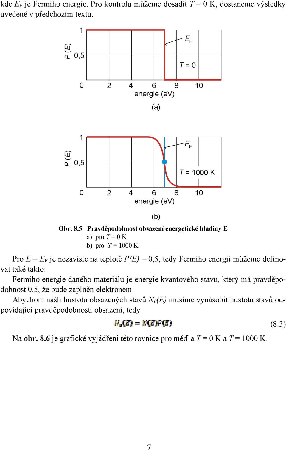 10 energie (ev) (a) P ( E ) 1 0,5 T = 1000 K 0 2 4 6 8 