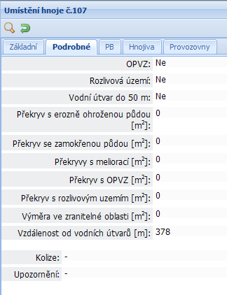 Poznámka č.1: Vzdálenost od vodních toků se napočítává jen od trvalých povrchových vodních toků, příp. jiných vodních útvarů trvalého charakteru.