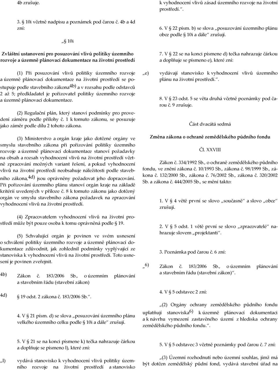 plánovací dokumentace na životní prostředí se postupuje podle stavebního zákona 4b) a v rozsahu podle odstavců 2 až 5; předkladatel je pořizovatel politiky územního rozvoje a územně plánovací