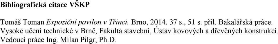 Vysoké učení technické v Brně, Fakulta stavební, Ústav