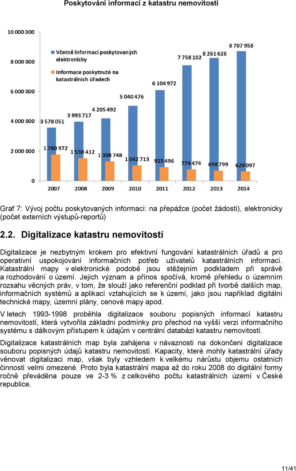 Katastrální mapy v elektronické podobě jsou stěžejním podkladem při správě a rozhodování o území.