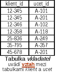 Návrh relačního modelu Příklad tabelovaných dat v relačním modelu Relace je množina ( ) zobrazená výčtovou tabulkou Sloupce se nazývají