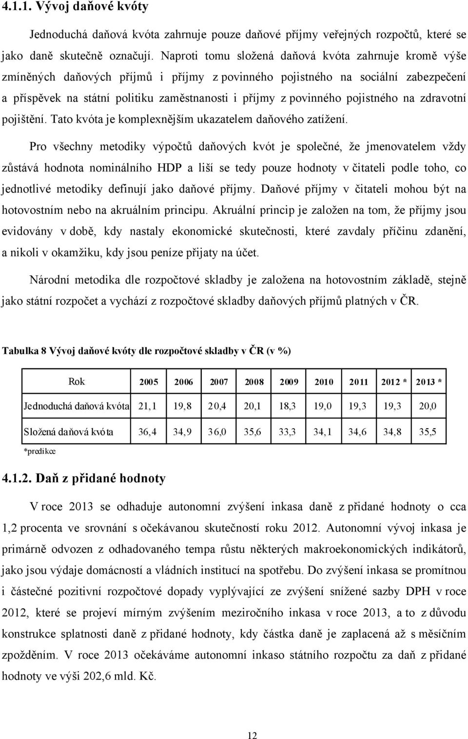 povinného pojistného na zdravotní pojištění. Tato kvóta je komplexnějším ukazatelem daňového zatížení.