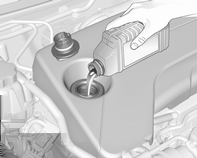 200 Péče o vozidlo Hladina motorového oleje nesmí překročit značku MAX na měrce. Chladicí kapalina motoru Chladicí kapalina chrání před zamrznutím až do teploty přibližně -28 C.