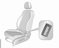 Sedadla, zádržné prvky 47 Naplněné airbagy ztlumí náraz, čímž značně sníží riziko zranění horní části těla a hlavy cestujících na předních sedadlech.