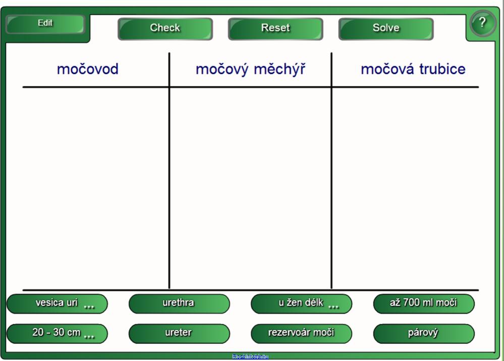 Aktivita Keyword match žáci mají za úkol rozřadit definice k pojmům. Tato aktivita se dá rovněž využít způsobem uvedeným na obr. č.