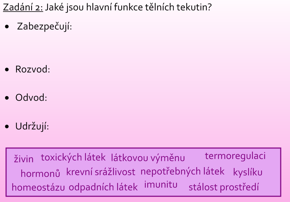 Obr. č. 16 Ukázka zadání č. 2 Zadání č. 3 Odpovězte na kvízové otázky. Návod: aktivita je vytvořena pomocí aplikace Smart Board Multiple choice.