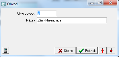 Nastavení programu 47 Evidujeme tyto údaje: 1. Číslo obvodu - číselné označení 2. Název - pojmenování Funkce: 1. tisk - můžete tisknout jednu sestavu. 2. generování - pokud je číselník prázdný, můžete jej nechat naplnit podle implicitních hodnot.