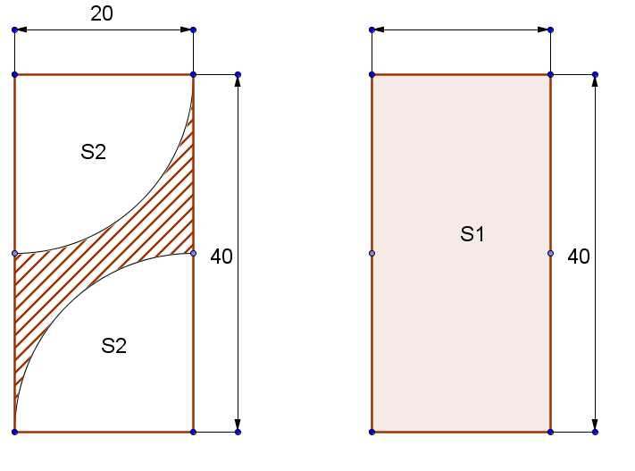 45. Vypočítejte obsh vyšrfovné části (rozměry v mm). Obsh vyšrfovné části je 7,65 mm. S S S S S S S S 040 800 mm r 4 0 4 34,6 mm S 800 34,6 S 7,65 mm 46.