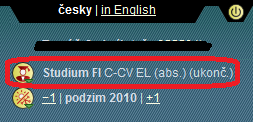 Registraci lze provést z titulní stránky IS MU.