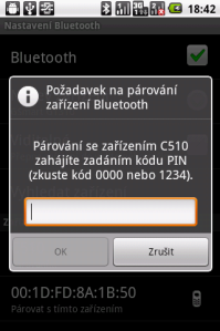 4.2 Režimy Bluetooth Bluetooth na vašem telefonu má tři různé režimy: Zapnuto: Bluetooth je zapnuto. Váš telefon detekuje ostatní Bluetooth zařízení, ale není pro ně sám viditelný.