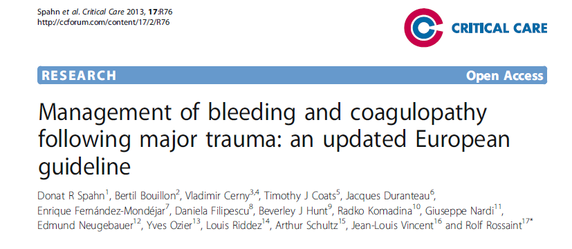 F XIII In cases of ongoing or diffuse bleeding and low clot strength despite adequate fibrinogen concentrations, it is likely that FXIII activity is