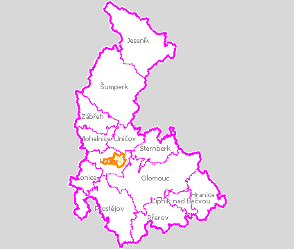 A. NÁZEV OBCE Název části obce (ZSJ): Víska Mapa A: Území obce Přehledová mapka Kód části obce PRVK: 7105_008_11_03719