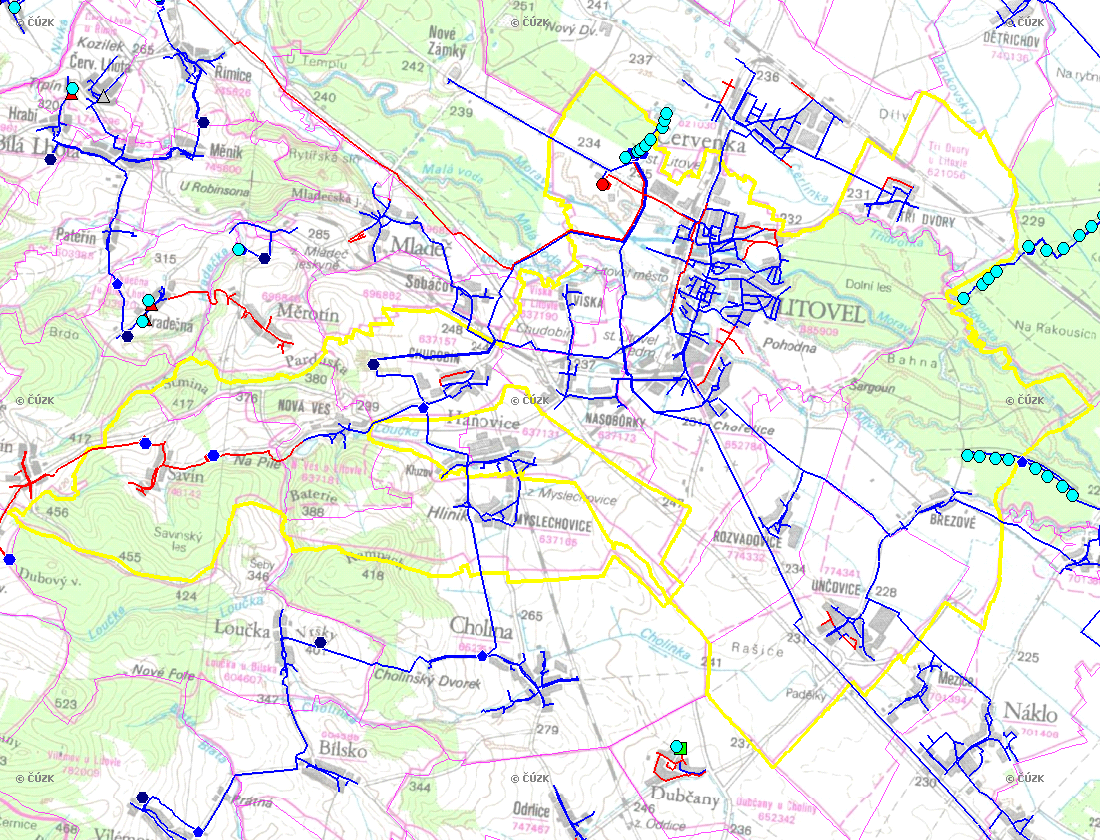 B.2 ZÁKLADNÍ INFORMACE O OBCI (části obce - ZSJ) Sídlo Víska se nachází západně od města ve vzdálenosti cca 1 km. Rozkládá se mimo hlavní silniční a železniční tahy.