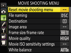Formát obrazového pole založený na formátu FX využívá výhod velkého obrazového snímače fotoaparátu a poskytuje video s vynikající reprodukcí neostrých míst obrazu.