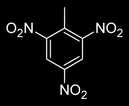 Nitroderiváty: R-NO 2 Substituce vodíku nitroskupinou (NO 2 ) Vznik nitrací