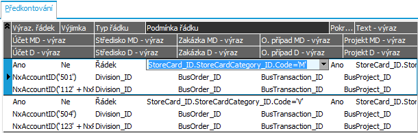 2.35 ÚČETNÍ PŘEDKONTACE Abyste nemuseli u každého vystavovaného dokladu vždy znovu zadávat, na jaké účty se má pohyb zanést do deníku, je možné si definovat tzv. účetní předkontace.