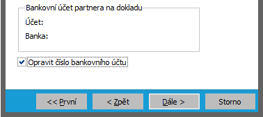 ponecháme STD (Standardní), neboť nemá pro vnitrostátní platby smysl.