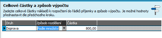 4.35 DOPLNĚNÍ CEN PŘÍJMU - VEDLEJŠÍ POŘIZOVACÍ NÁKLADY V předchozí kap. jsme si zaevidovali dokumentaci zaslanou dodavatelem k přijímanému zboží jakožto novou přílohu ke skladové kartě.