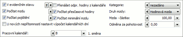 náš zaměstnanec. Dále zadáme položky týkající se účtů. Příklad zadání definice srážky výživného, kterou bude určeno, že se každý měsíc má generovat srážka 2 000,- v agendě Srážky.