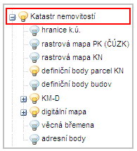 Obrázek 20 Vyhledávání čtverce 4.5.6 Parcela dle katastru nemovitostí Zadejte název nebo číslo katastrálního území, parcelní číslo, případně poddělení parcelního čísla a stiskněte tlačítko VYHLEDAT.