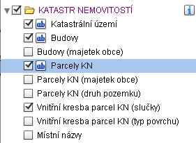 11 6. Aktivní vrstva Viditelně označená vrstva v přehledu vrstev modrým pruhem.