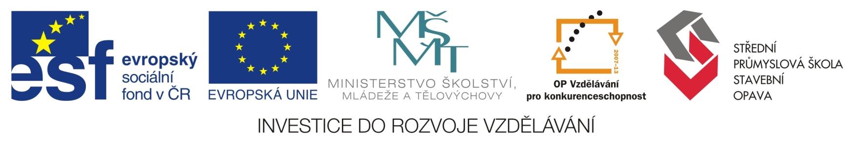 Prezentaci vytvořila Mgr. Bc. Eva Vengřínová, vyučující předmětu matematika na Střední průmyslové škole stavební, Opava, příspěvková organizace.