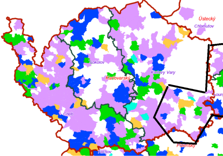 Strategie komunitně vedeného místního rozvoje pro území MAS Vladař Stránka 64 z 238 k zahájení, zahájených a ukončených komplexních pozemkových úprav, dále zde probíhají jednoduché