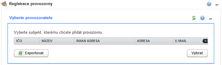 6.4.2 Registrace nové provozovny Ovzduší Registraci provozovny Ovzduší provádí Správce subjektu po přihlášení do svého účtu ISPOP v záložce Správa provozoven -> Registrace