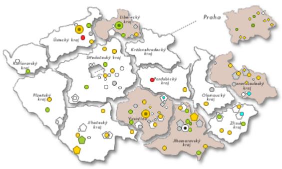 Zdravá města, obce, regiony v ČR 2016 131 členů NSZM